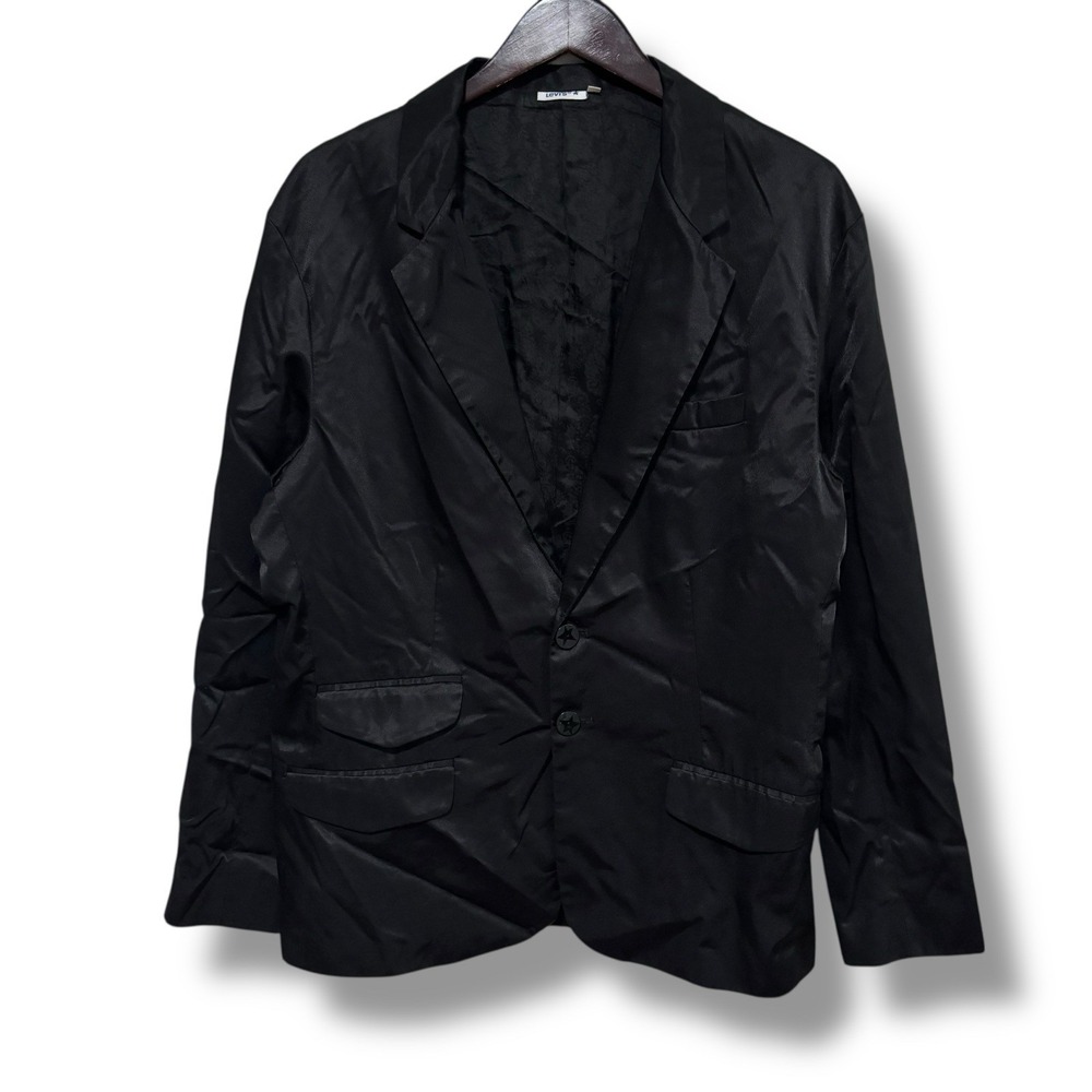 Levi's Blue Star Collection Men's Two Button Front Blazer Coat Size XL 23 x 30
